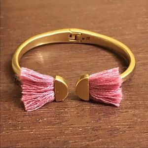 Madewell hinge fringe bracelet